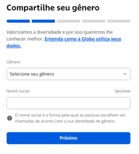 Processo de login no cartola 3